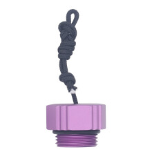 Tappo di alluminio viola con filettatura per valvole prima fase da immersione subacquea DIN