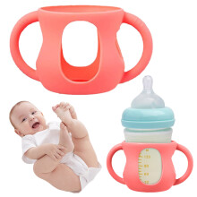 Dinnerware Sets,Silicone Glass Baby Holder Easy Grip Drop Shockproof