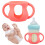 Dinnerware Sets,Silicone Glass Baby Holder Easy Grip Drop Shockproof 1