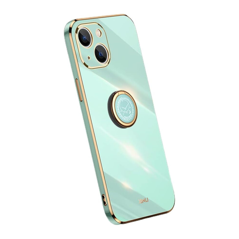Classic Soft Phone Case Compatible With Iphone X, Xs, Xr, Se, 8, 7, 6, 6S, Plus, Max Â Slim Ring Bracket Cover Green 9422877926343