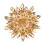 Broche florale en acrylique, couleur vive, 1 pièce 1