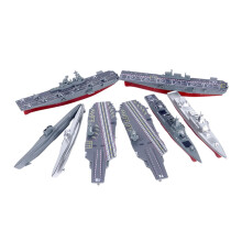 8 Pieces 4D Aircraft Carrier Model Kit to Build Assembled Model Miniature Puzzle