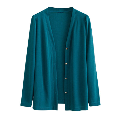 Cárdigan/Sudadera ligera para mujer con abertura frontal.