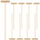 8 Pezzi Mini Rastrello Zen In Bamboo Per Tavolo Sabbia 5