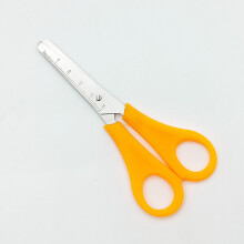 PPGEJGEK Student Ruler & Scissors Set, 6 Colors, Safety Round Tips, Plastic Handle, Stainless Steel Blades, PVC Bag – Compatible with School Use