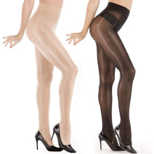 Women's Sheer Tights,High Waist Silk Comfort Stockings Ultra Shimmery High Waist Pantyhose