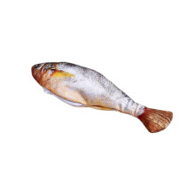Realistisk Flopping Fish Cat Leksak USB Uppladdningsbar 7 Inches