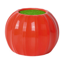 Jarrón con forma de calabaza para decoración otoñal – Ideal para el hogar, la oficina y como regalo de Halloween.