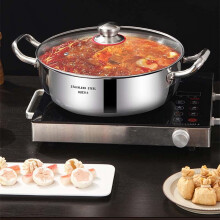 Yyuenw Stainless Steel Stockpot with Glass Lid, Pasta Soup Pot, Saucier Casserole – Double Heat-Proof Handles