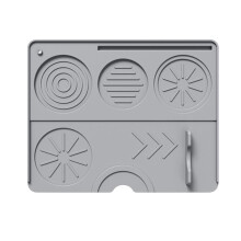 Silicone Coffee Tamper Mat Non-Slip Gray Coffee Brewing Accessory