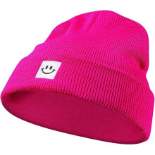 Bonnet bébé unisexe en maille douce et chaude pour l'hiver