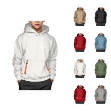 Sweat-shirt à capuche pour garçon, pull décontracté avec poche avant