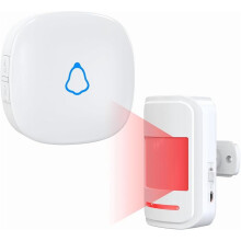 Campanello con sensore di movimento, allarme PIR wireless per interni