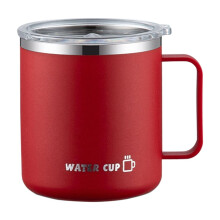 Tasse à café compacte en acier inoxydable isotherme avec couvercle à bouton-poussoir, mug thermique à double paroi, étanche, compatible avec le