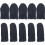 10 pezzi protettori per dita in PU leather per lavoretti fai da te 6