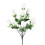 Centrotavola con rose artificiali, 10 teste, 35,5 cm 1