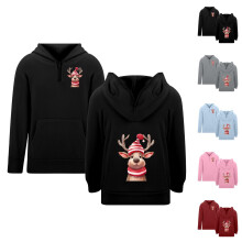 Moletom infantil masculino com capuz, estampa, zíper e bolso. Ideal para uso casual.