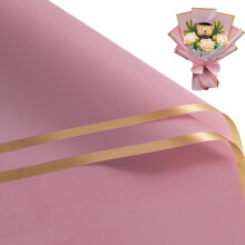 20 Blatt wasserfestes Blumengeschenkpapier, 58 x 58 cm