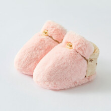 Chaussons pour bébé en peluche douce et antidérapante pour les premiers pas des tout-petits