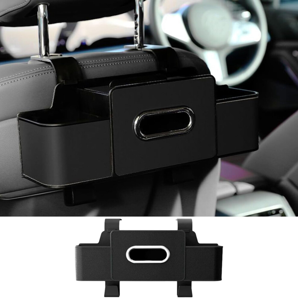 Londraf Car Seat Organizer Behind Seat Â Multiple Pockets, Hanging Storage For Snacks, Bottles, Travel Essentials (Black) Black 9422877927890