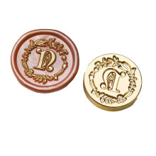 V Wax Seal Stamp Metal Letter Series Sealing Wax Stamp for Envelope Scrapbooking Wedding Invitation Decorations
