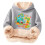 Sweat à capuche enfant en polaire douce 1