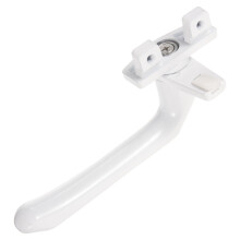 unbranded Aluminum Alloy Window Handle Screen Door Push Button Latch Op Crank White