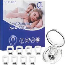 Dispositif anti-ronflement avec aimant ajustable et silicone