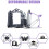 Φως γκαράζ LED 150W 15000LM E26/E27 4 πάνελ 6000K μαύρο 1