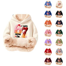 Multicolor Ice Print Kids Hoodie Sweatshirt For Everyday Play And Comfort