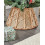 Beliani Christmas Tree Collar AVENT 50 cm Rattan Natural 2