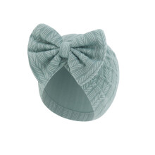 Nursery Hospital Turban Hat Solid Color Baby Bun Knot Cap Headwrap Soft Bonnet Cap for Infant Toddler