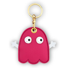 Leather Anti-Lost Keychain Casfor AirTags Tracker Holder, Anti-Drop Scratch Cute Keychain AirTag Holder for Men Women