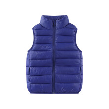 Kids Boys Girls Down Puffer Vest Sleeveless Windproof Packable Warm Winter Vest Navy 5-6 Years