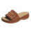 Sandali con zeppa da donna con supporto per l'arco plantare e 1