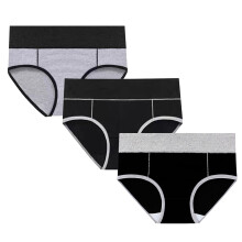 Period Underwear for Women Heavy Flow Leakproof High Waisted Cotton Panties Postpartum Menstrual Briefs 3 Pack