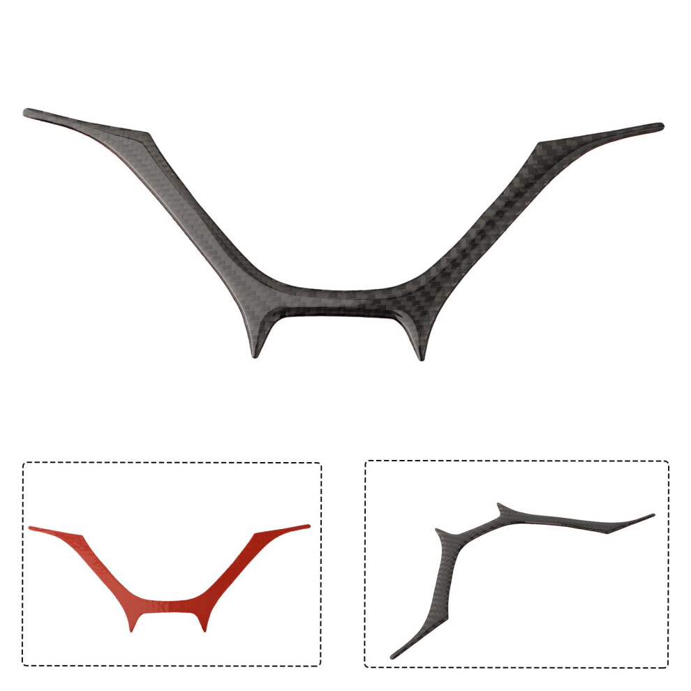 Carbon Fiber Car Steering Wheel Panel Cover Trim For Civic For Coupe 2013-15 9399596651828