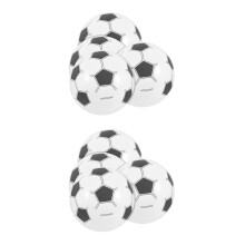 8St Kinderen Strandballen Opblaasbaar Zwart-Wit Perfect Voor