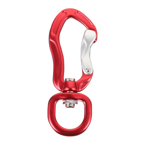 4St Duurzame Quick-Hanging Buckle Multifunctionele Sleutelring Rood