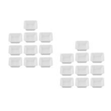 20St Witte Weegschalen Van Plastic Voor Precisieweging in