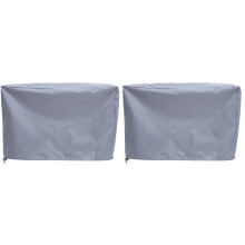 2St Grijze Monitorhoes Oxford Stof Wasbare Schermbeschermer