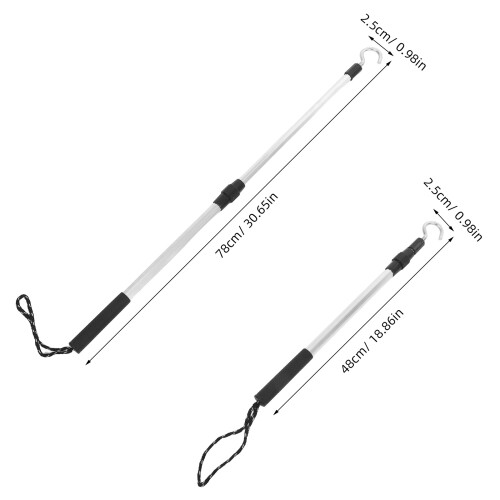 set gancio richiudibile per soffitta con asta telescopica robusta 1