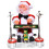 Leuke Dansende Santa Claus Speelhulp Voor Kerstversiering 5