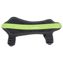 Kinder-Bogenschützer Armschutz aus PU-Leder, verstellbar, 15 cm, grün, atmungsaktiver Schutz