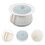 Set Plastic Spittoon With Lid Portable Chamber Pot Night Urinal 5