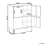 Beliani Storage Unit HOLBECK Metal Mint Green 3