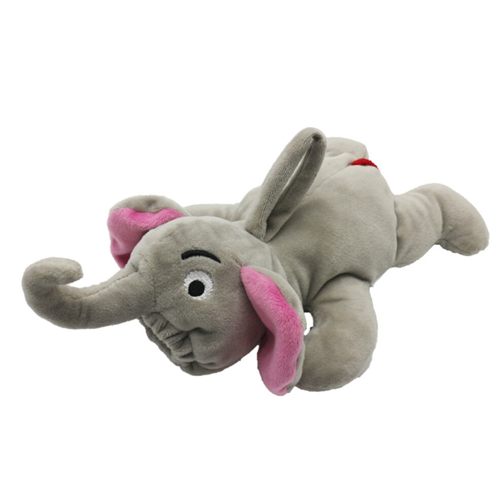 (Elephant) Baby Feeding Milk Bottle Insulation Cover Holder Feeder Thermal Bag Warmer Animal Plush Toy Bright-Home
