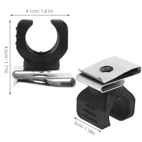 supporto con clip per torcia da casco, ideale per operatori edili 1