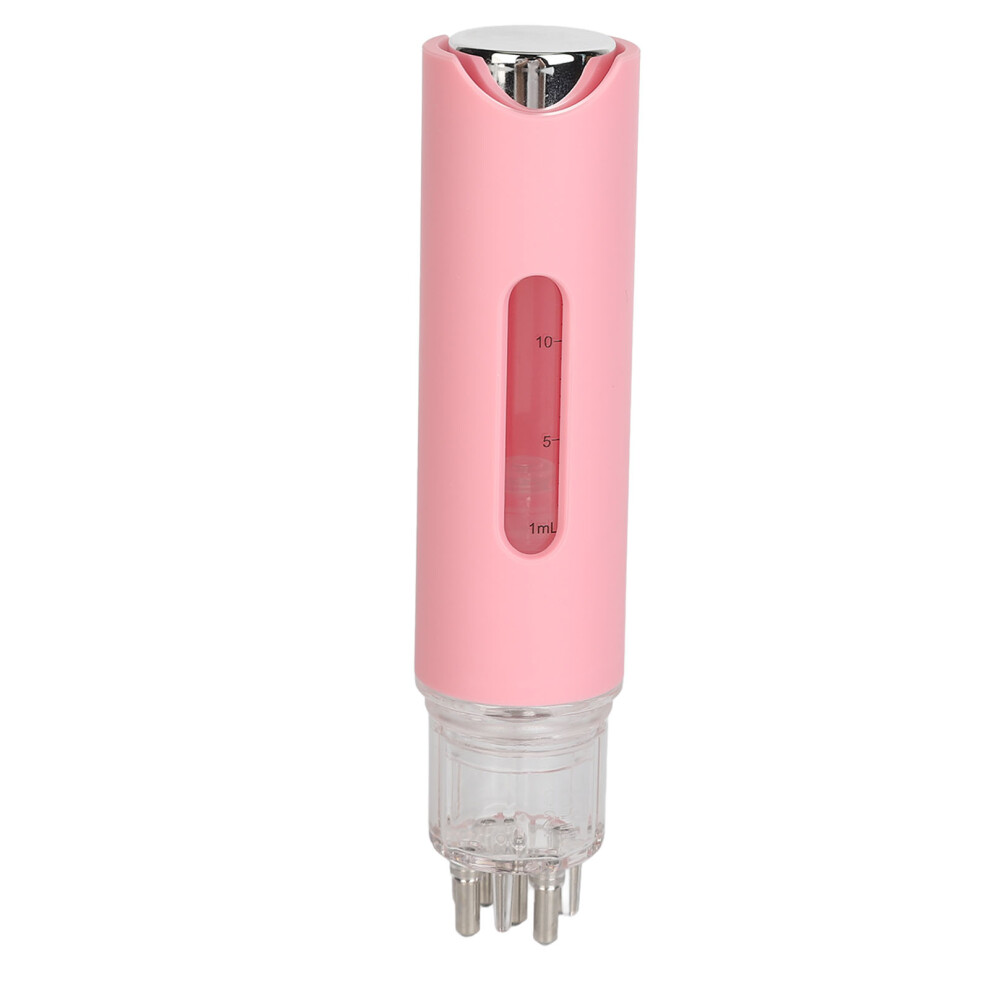 Pink Scalp Applicator Comb 18ml Capacity Hair Growth Massage & Cleansing Brush