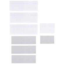 50 Stuks Doorzichtige Plastic Labelhouder Prijskaartje, Plank Label Clip Verwijderbare Labelhouder voor Opslagbakken Mandlabels